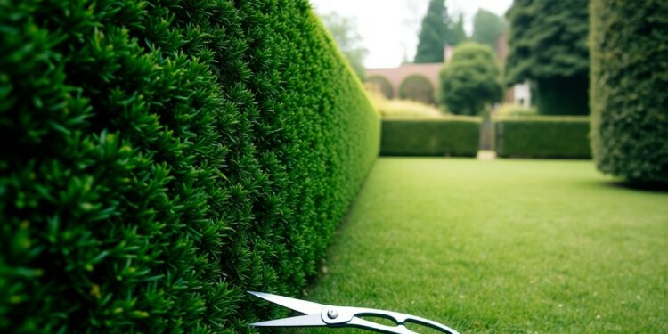 how to trim a formal hedge cxb