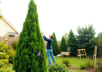 pruning tall or wide arborvitae tips qzp