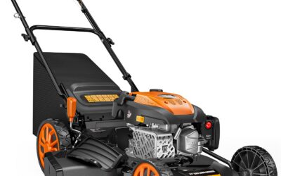 21-Inch Self-Propelled Gas Lawn Mower – 170CC, 3-in-1