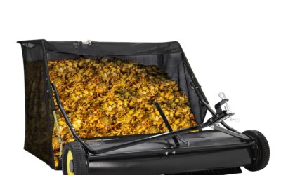 42-Inch Lawn Sweeper: Adjustable Height, Dump Rope Design