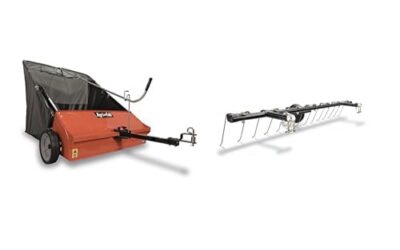 Agri-Fab 44-Inch Sweeper & 42-Inch Dethatcher Bundle