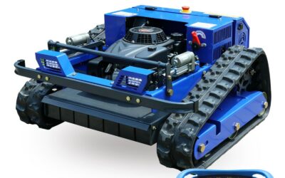 AIWEIYA Remote Crawler Lawn Mower for 45° Slopes