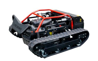 All-Terrain Remote-Controlled Robotic Lawnmower: 27HP, 35-Inch Cut