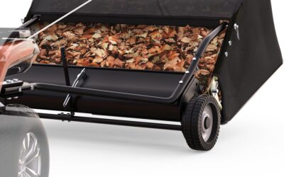 AUTOSAVER88 48″ Tow-Behind Lawn Sweeper Review