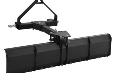 CAT 1 3-Point Rear Grading Blade, 52-Inch Steel Scraper