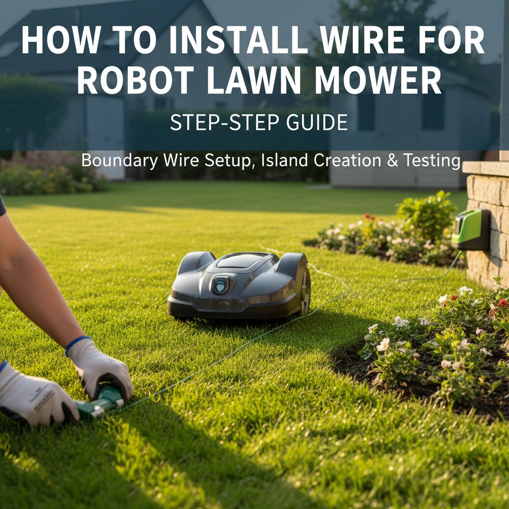 How to Install Wire for Robot Lawn Mower: Step-by-Step Guide How to Install Wire for Robot Lawn Mower: Step-by-Step Guide