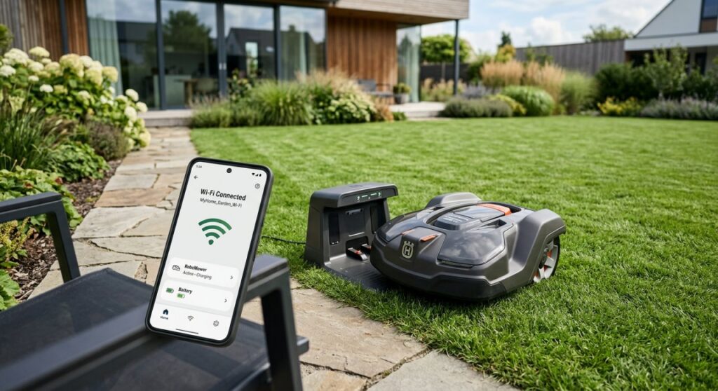 How to Set Up Wi-Fi Connection Robot Lawn Mower Exgain (2026)