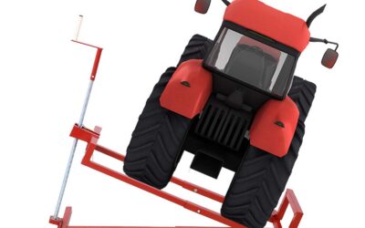Lawn Mower Jack Lift 800 Lbs Capacity – 45° Tilt Telescopic Maintenance Lifter
