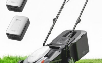 Litheli 14-Inch Cordless Lawn Mower: Brushless, 2 Batteries