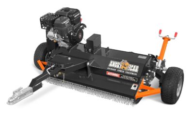 MechMaxx 48-Inch Tow-Behind ATV Flail Mower, 15HP Gas Engine