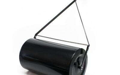 Push/Tow Poly Lawn Roller, 16 Gallon (14×24) for Garden Tractors
