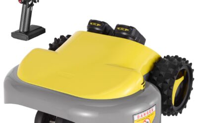 RC Lawn Mower Review – Electric All-Wheel Drive, 40% Slope