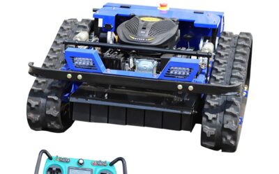 Remote Control Lawn Mower: Gas-Electric Hybrid with 700m Range