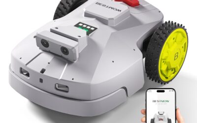 Robot Lawn Mower with RTK Vision, Quiet Self-Charging