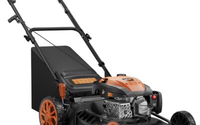Self-Propelled 170cc Gas Lawn Mower with 4-in-1 Cutting