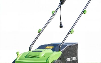 STEELITE 13″ Artificial Turf Sweeper: Powerful Grass Cleaner with 40L Bag