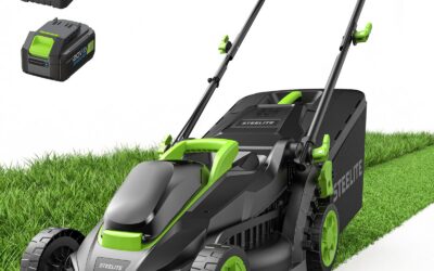 STEELITE 21V Brushless Cordless Lawn Mower for Small Yards
