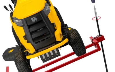 TUNTENDO Lawn Mower Lift Jack – 882 Lbs Telescopic Maintenance Platform