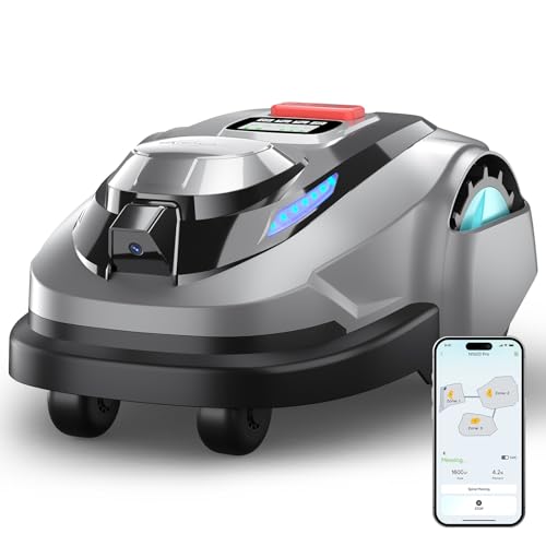 YARDCARE N1600 Pro Robot Lawn Mower with RTK Vision Navigation