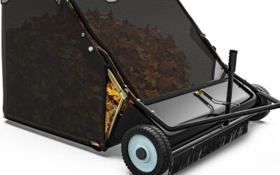YINTATECH 42-Inch Tow-Behind Lawn Sweeper Review – Heavy-Duty Yard Cleanup