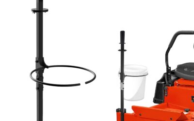 Zero-Turn Mower 5-Gal Bucket Holder – Rust-Resistant Steel Mount
