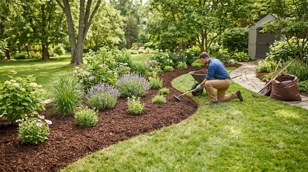 Mulch Installation Cost 2025: Price Per Yard & Savings