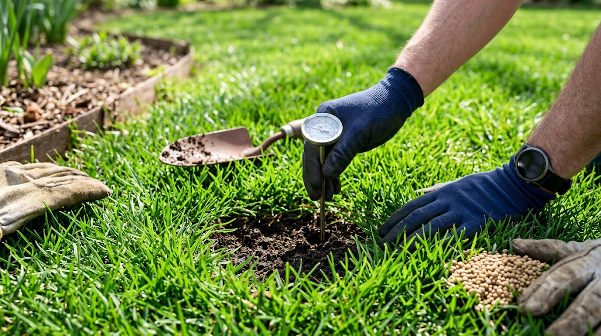 Zoysia Grass Fertilizer Guide: When, How & What to Use When to Fertilize Zoysia Grass: The Soil Temperature Rule